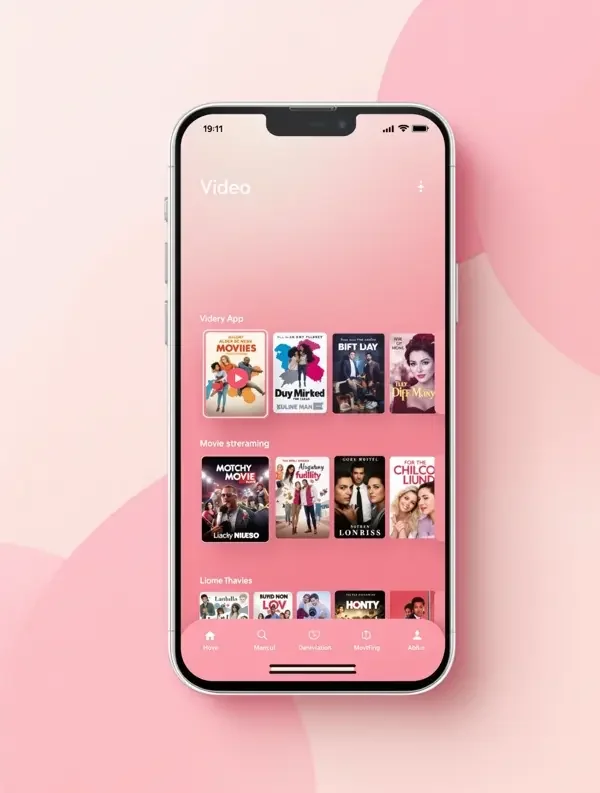 皮皮影院 APP 下载页手机预览